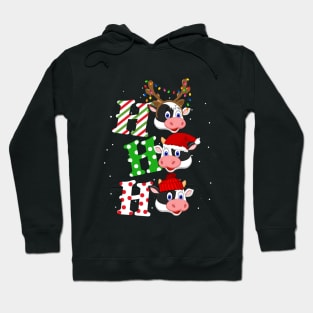 Cow Ho Ho Ho Christmas Hoodie